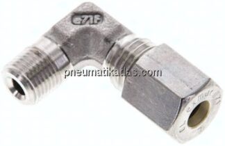 Winkel-Schneidringverschraub. NPT 1/8"-6 L (M12x1,5), Klemmring 1.4571 (NC)