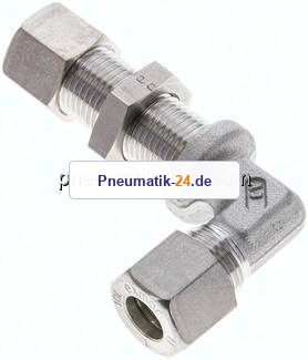 Winkel-Schott-Schneidringverschr. 10 L (M16x1,5), Klemmring 1.4571 (NC)