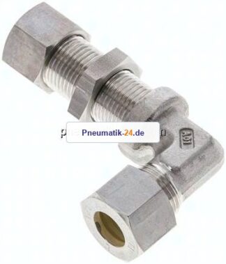 Winkel-Schott-Schneidringverschr. 12 L (M18x1,5), Klemmring 1.4571 (NC)
