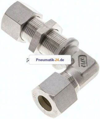 Winkel-Schott-Schneidringverschr. 14 S (M22x1,5), Klemmring 1.4571 (NC)