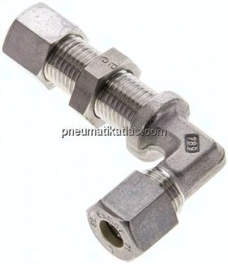 Winkel-Schott-Schneidringverschr. 8 L (M14x1,5), Klemmring 1.4571 (NC)