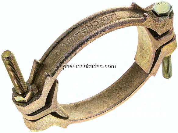 Schlauchklemme Temperguss verzinkt, 135 - 155mm