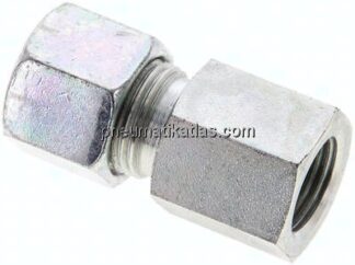 Aufschraub-Schneidringverschr. M 16x1,5-10 S (M18x1,5), Stahl verzinkt