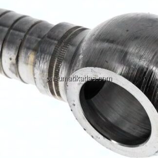 Schlauchnippel 22mm Ring, 17 - 18mm, Stahl verzinkt