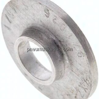 Vorschweißbördelscheibe DN10-PN10, 17,2x2,0mm, 1.4571