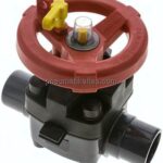 PVC-Membranventil (Hand) PVC / EPDM, 50mm Klebestutzen