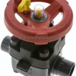 PVC-Membranventil (Hand) PVC / EPDM, 40mm Klebestutzen
