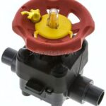 PVC-Membranventil (Hand) PVC / EPDM, 20mm Klebestutzen