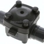 PVC-Membranventil (NO) PVC / EPDM, 50mm Klebestutzen