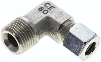 Winkel-Schneidringverschraub. R 1/2"-10 L (M16x1,5), Stahl verzinkt