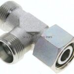Einstellb. L-Schneidringverschraubung 15 L (M22x1,5), ohne Mutter & Schneidring, Stahl verzinkt