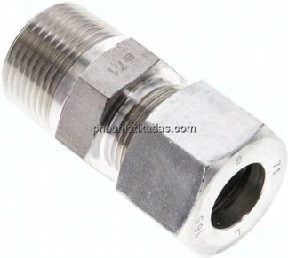 Gerade Schneidringverschr. NPT 3/4"-16 S (M24x1,5), 1.4571