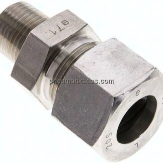 Gerade Schneidringverschr. NPT 1/2"-20 S (M30x2), 1.4571