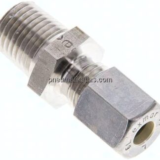 Gerade Schneidringverschr. NPT 1/4"-6 L (M12x1,5), Klemmring 1.4571 (NC)