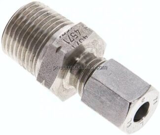 Gerade Schneidringverschr. NPT 3/8"-6 L (M12x1,5), 1.4571