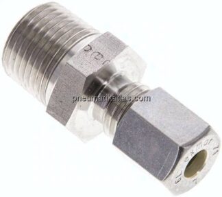 Gerade Schneidringverschr. NPT 3/8"-6 L (M12x1,5), Klemmring 1.4571 (NC)
