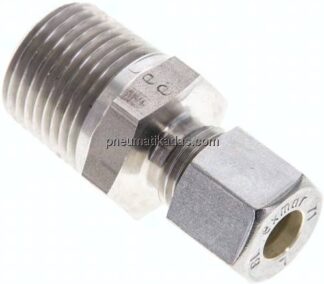 Gerade Schneidringverschr. NPT 1/2"-8 L (M14x1,5), Klemmring 1.4571 (NC)