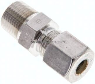 Gerade Schneidringverschr. NPT 3/8"-8 S (M16x1,5), Klemmring 1.4571 (NC)