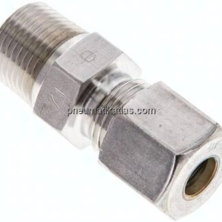 Gerade Schneidringverschr. NPT 3/8"-8 S (M16x1,5), Klemmring 1.4571 (NC)