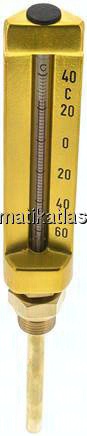 Maschinenthermometer (150mm) senkrecht/-60 bis +40°C/100mm