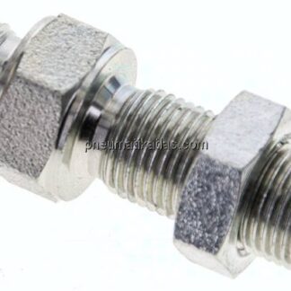 Schottnippel, 60°-Kegel G 1/8", Stahl verzinkt