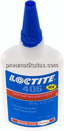 LOCTITE Sekundenkleber, 100 g, für Kunststoffe und Elastomere