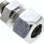 Gerade Schneidringverschr. UNF 3/4"-16-20 S (M30x2), Stahl verzinkt