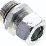 Gerade Schneidringverschr. UN 1-5/16"-12-22 L (M30x2), Stahl verzinkt