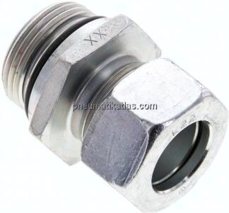 Gerade Schneidringverschr. UN 1-5/16"-12-22 L (M30x2), Stahl verzinkt