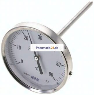 Bimetallthermometer, waagerecht D100/0 bis +60°C/160mm