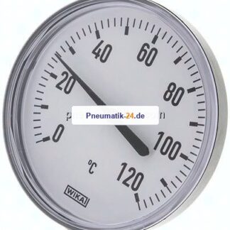 Bimetallthermometer, waagerecht D100/0 bis +120°C/40mm