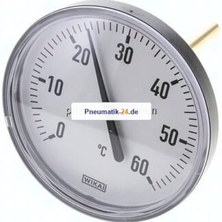 Bimetallthermometer, waagerecht D100/0 bis +60°C/100mm