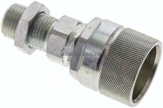 Schott-Schraubkupplung, Stecker Baugr.2, 10 S (M18x1,5)
