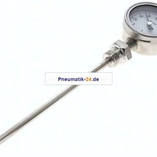 Bimetallthermometer, senkrecht D63/0 bis +80°C/200mm