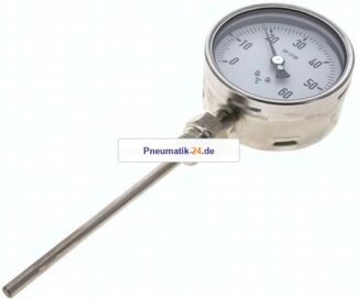 Bimetallthermometer, senkrecht D100/0 bis +60°C/160mm