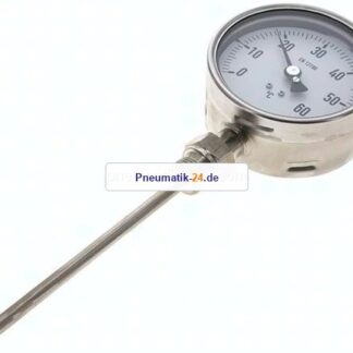 Bimetallthermometer, senkrecht D100/0 bis +60°C/160mm