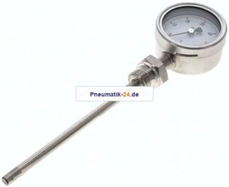 Bimetallthermometer, senkrecht D63/0 bis +60°C/160mm