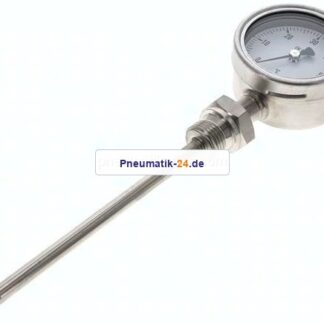 Bimetallthermometer, senkrecht D63/0 bis +60°C/160mm
