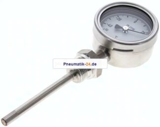 Bimetallthermometer, senkrecht D63/-50 bis +50°C/100mm