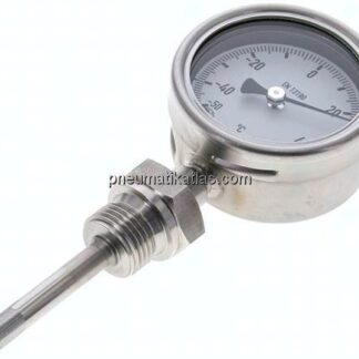 Bimetallthermometer, senkrecht D63/-50 bis +50°C/63mm