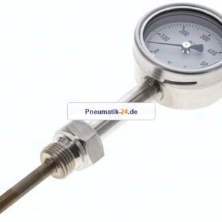 Bimetallthermometer, senkrecht D63/0 bis +600°C/63mm