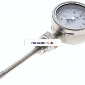 Bimetallthermometer, senkrecht D63/-20 bis +60°C/100mm