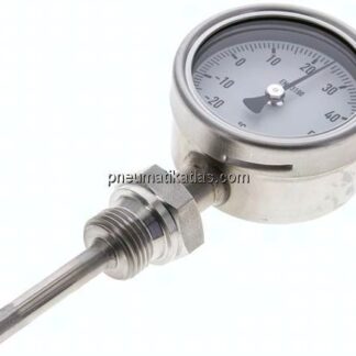Bimetallthermometer, senkrecht D63/-20 bis +60°C/63mm