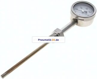 Bimetallthermometer, senkrecht D63/0 bis +300°C/160mm