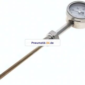 Bimetallthermometer, senkrecht D63/0 bis +300°C/160mm