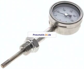 Bimetallthermometer, senkrecht D63/0 bis +300°C/63mm