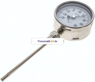 Bimetallthermometer, senkrecht D100/-30 bis +50°C/160mm