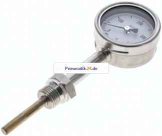 Bimetallthermometer, senkrecht D63/0 bis +400°C/63mm