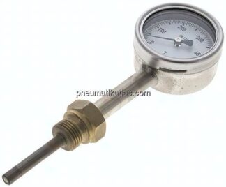 Bimetallthermometer, senkrecht D63/0 bis +500°C/63mm