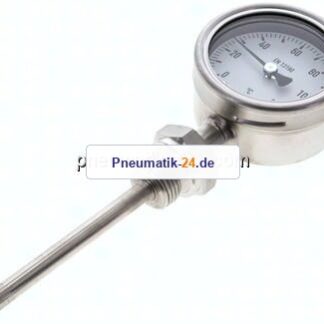 Bimetallthermometer, senkrecht D63/0 bis +120°C/100mm
